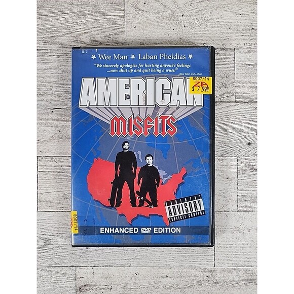 2003 American Misfits DVD Laban Pheidias Wee Man From Jackass Skate Pranks - Picture 1 of 3